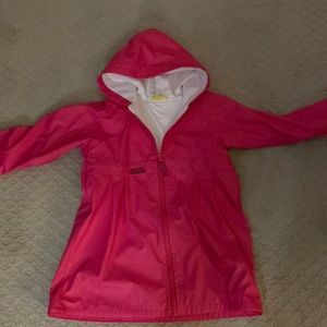 Pluie Pluie pink raincoat hoodie Size 6/6x